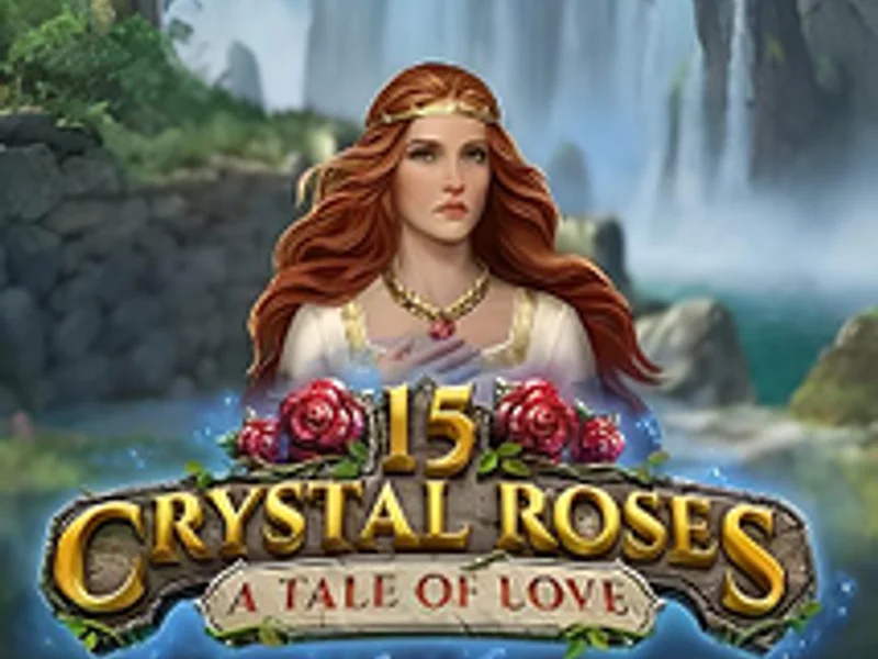 15 Crystal Roses A Tale of Love