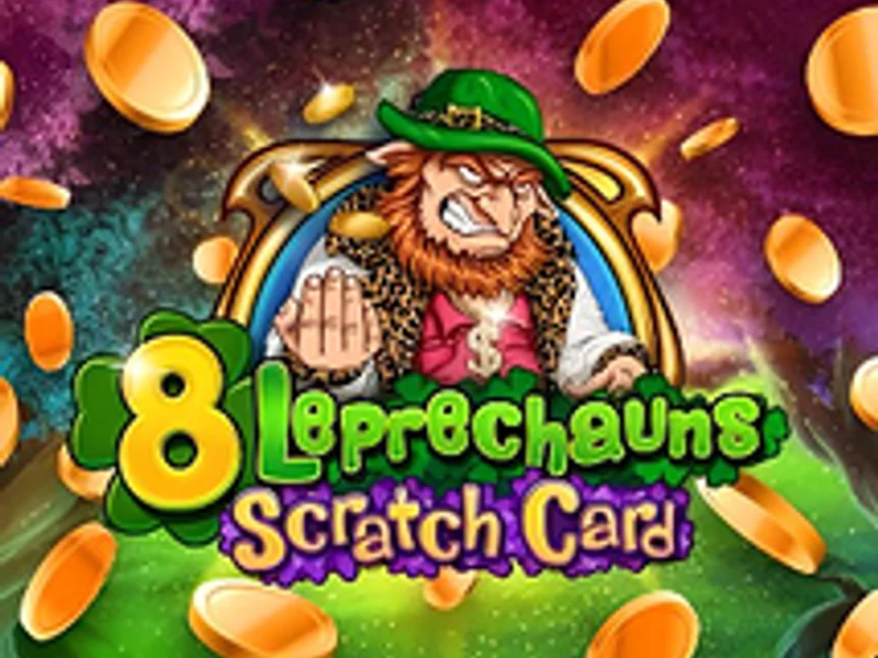 8 Leprechauns Scratch Cards