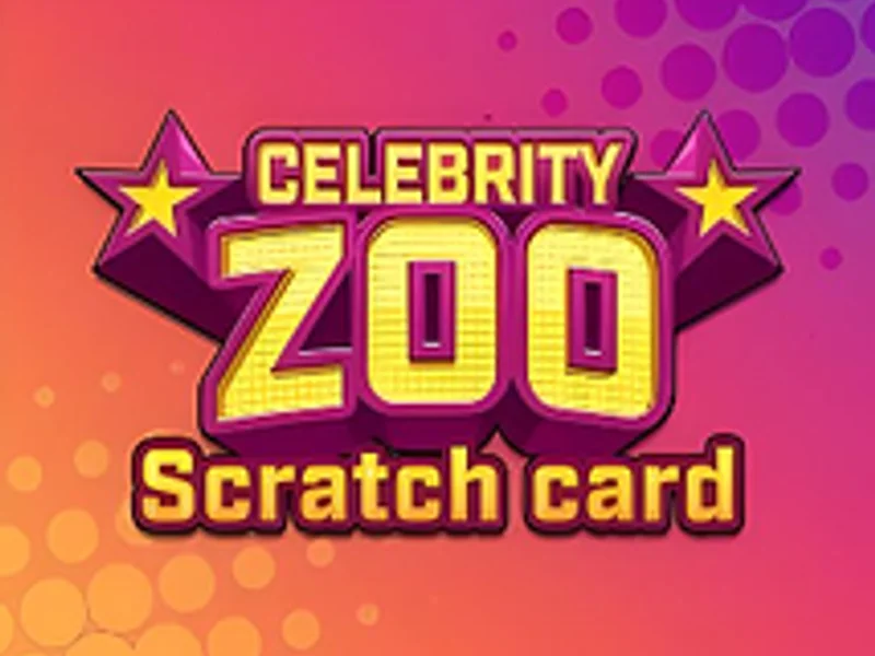 Celebrity Zoo Scratch Card