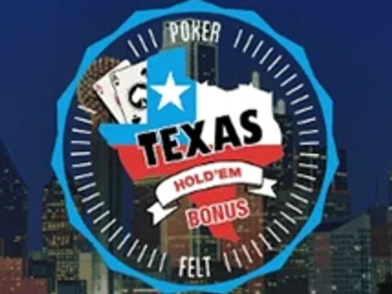 Felt Texas Holdem Bonus Poker
