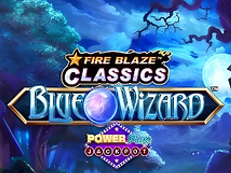 Fire Blaze Blue Wizard PowerPlay Jackpot