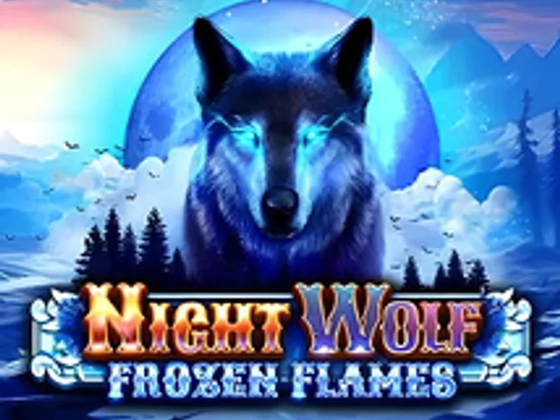Night Wolf Frozen Flames